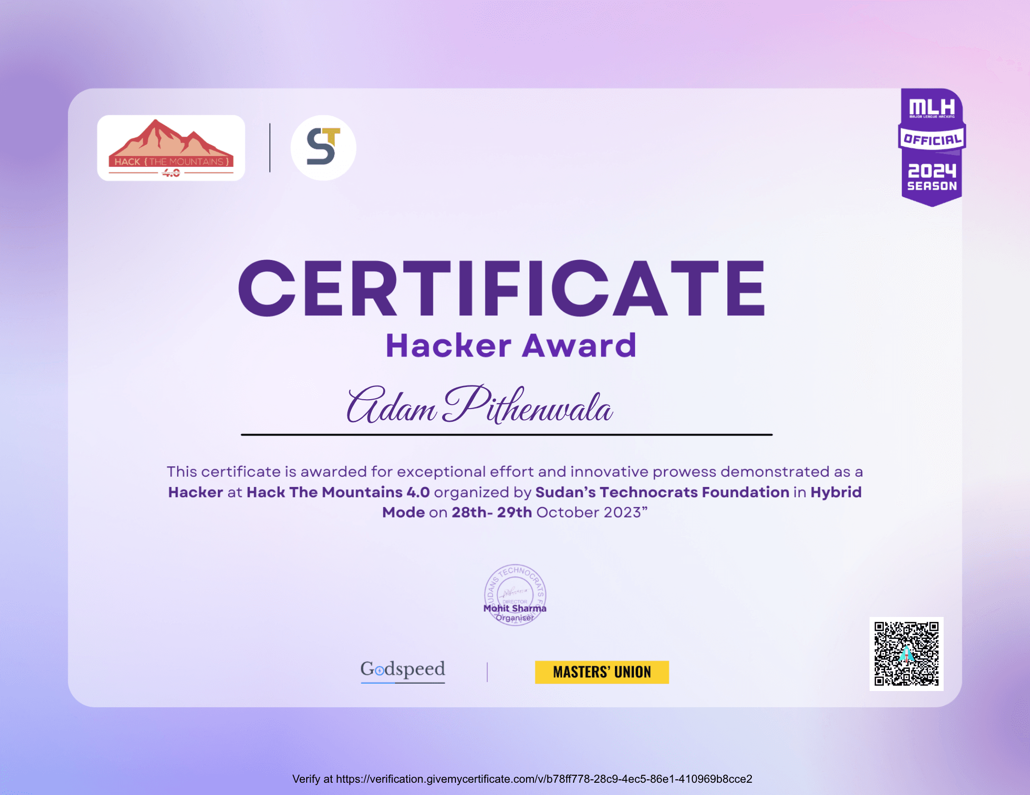 Hack The Mountain 4.0 | Participation